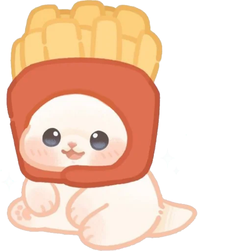 🍟 Стикер «Милые котики» для Telegram