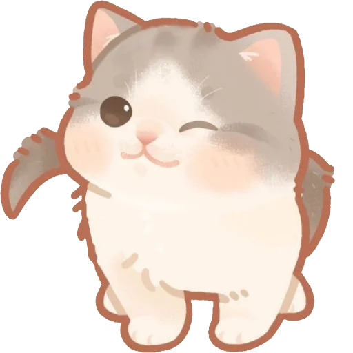 😉 Стикер «Милые котики» для Telegram