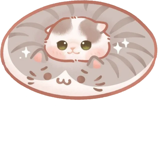 🤿 Стикер «Милые котики» для Telegram