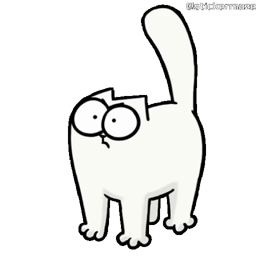 🐱 Стикер «Милтон» для Telegram