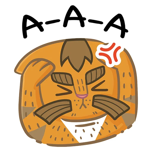 😖 Стикер «Коты казанские Алабрыс и Мырау батыр» для Telegram