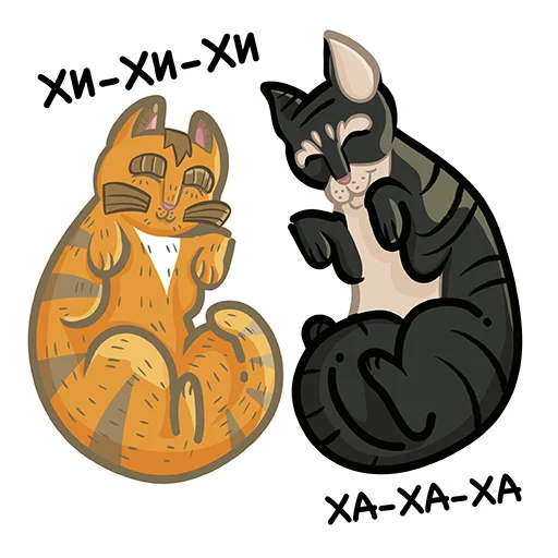 😂 Стикер «Коты казанские Алабрыс и Мырау батыр» для Telegram