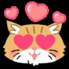 Стикер 61 😍 Видеоанимированный набор эмоджи с котиками