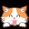 Стикер 37 😍 Видеоанимированный набор эмоджи с котиками