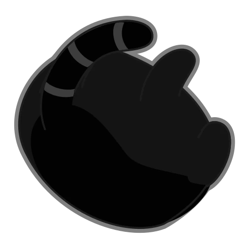 🖤 Стикер «Animated Cats» для Telegram