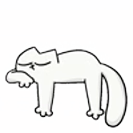 😴 Эмодзи «catsdrawn» для Telegram
