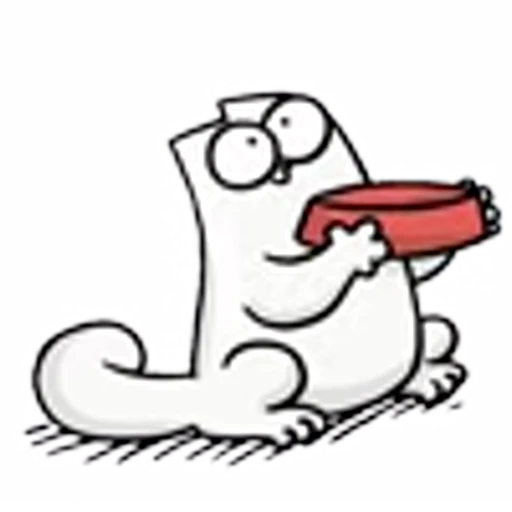 🍽 Эмодзи «catsdrawn» для Telegram