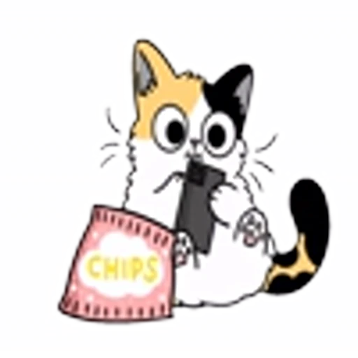 📱 Эмодзи «catsdrawn» для Telegram