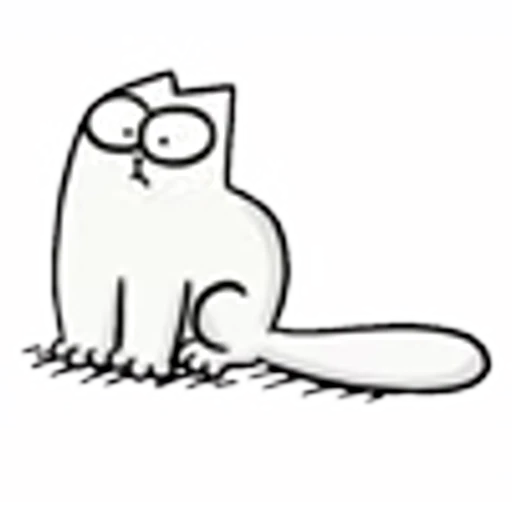 😛 Эмодзи «catsdrawn» для Telegram