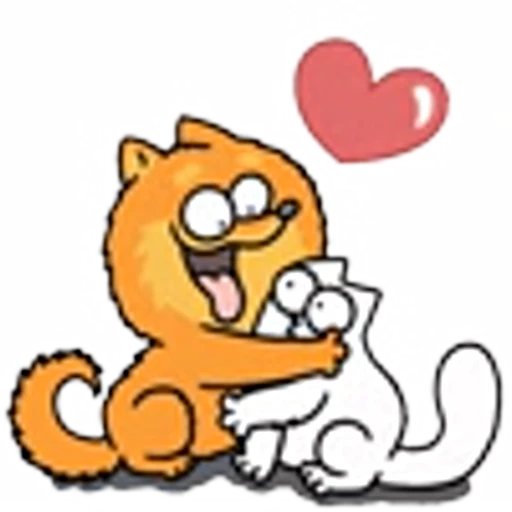 🤗 Эмодзи «catsdrawn» для Telegram