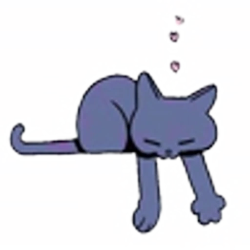 😴 Эмодзи «catsdrawn» для Telegram