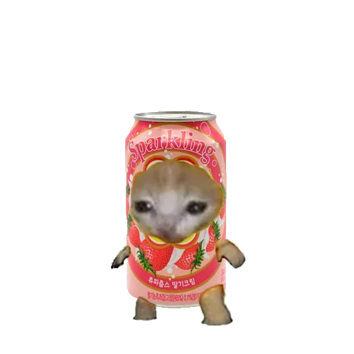 🍭 Стикер «котики напитки» для Telegram