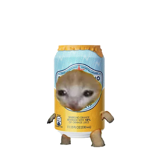 🍋 Стикер «котики напитки» для Telegram