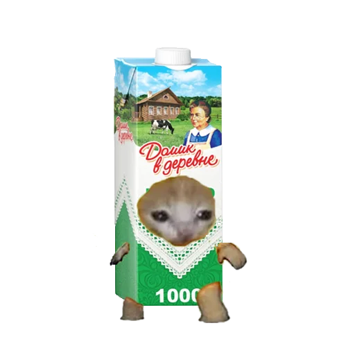 🍼 Стикер «котики напитки» для Telegram