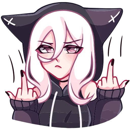 🖕 Эмодзи «КатШи» для Telegram