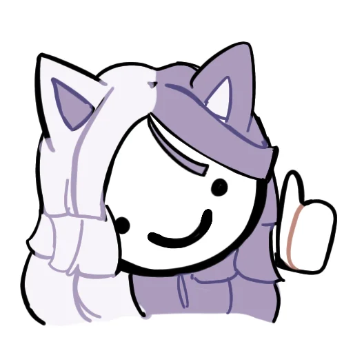 💜 Стикер «Котик Сигма» для Telegram
