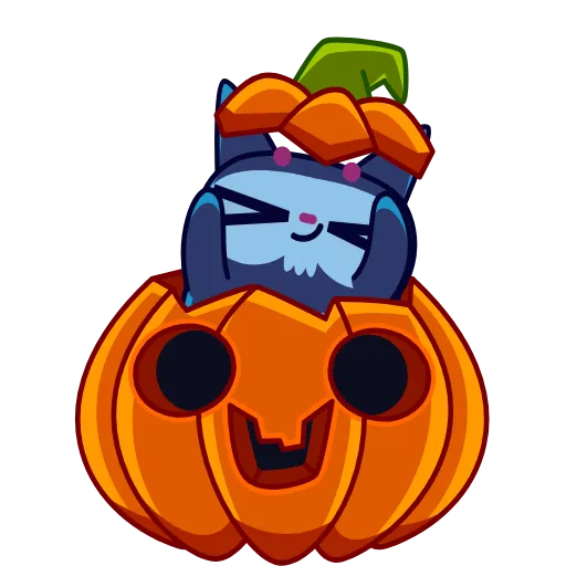 🎃 Стикер «Skull Cat» для Telegram