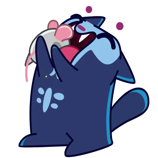 😘 Стикер «Skull Cat» для Telegram