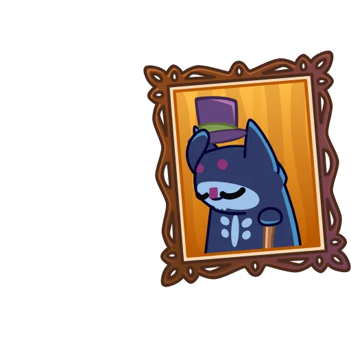 👋 Стикер «Skull Cat» для Telegram