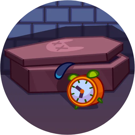 😴 Стикер «Skull Cat» для Telegram