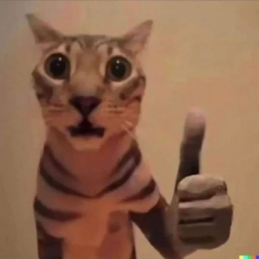 👍 Стикер «Memes cats» для Telegram