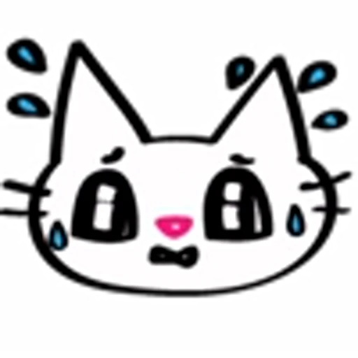 😰 Эмодзи «Cats Mini Set» для Telegram