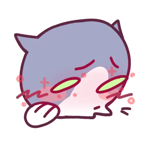 Стикер 2 Cat Motions 2 without text