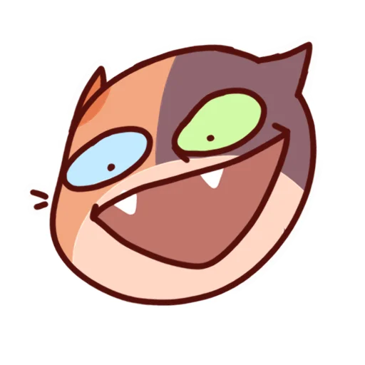 Стикер 54 Cat Motions 2 without text