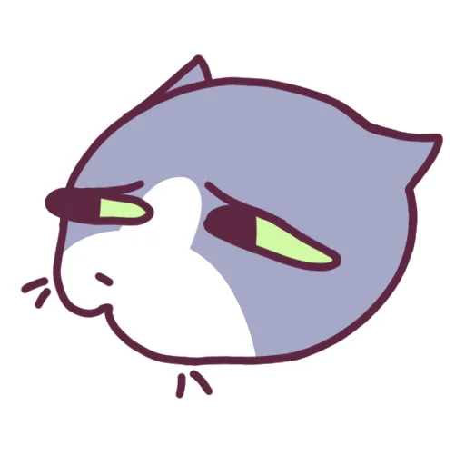 Стикер 23 Cat Motions 2 without text
