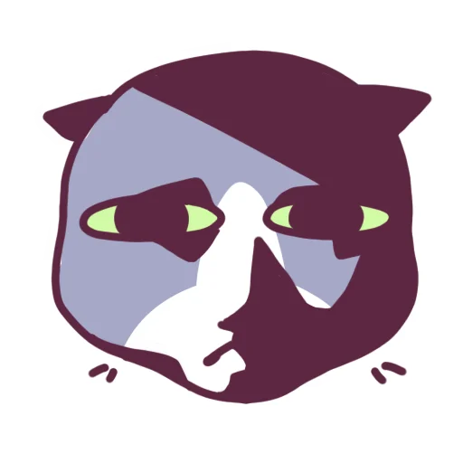 Стикер 4 Cat Motions 2 without text