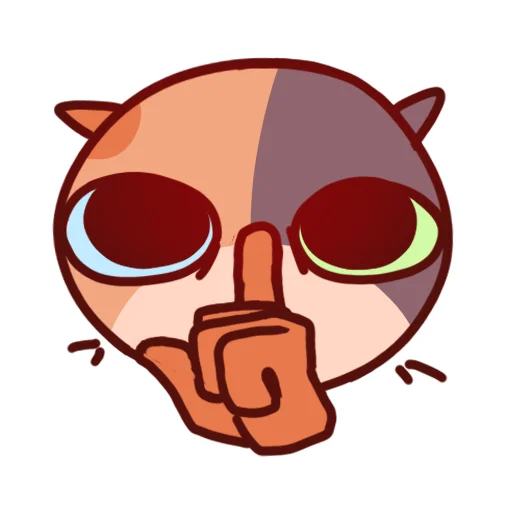 Стикер 53 Cat Motions 2 without text