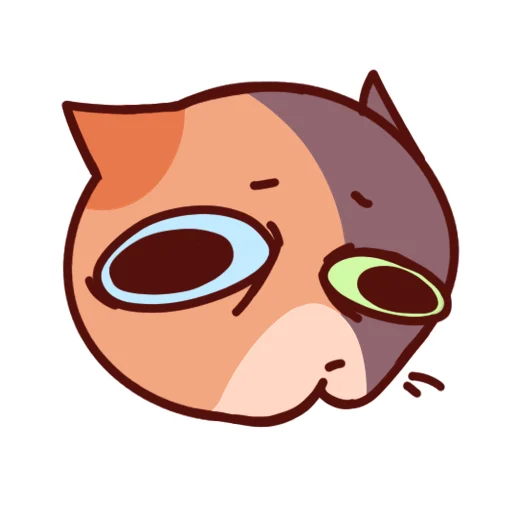 Стикер 59 Cat Motions 2 without text