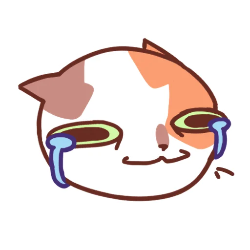 Стикер 19 Cat Motions without text