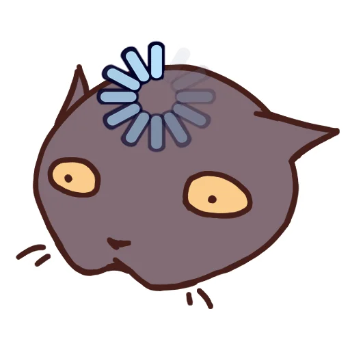 Стикер 42 Cat Motions without text