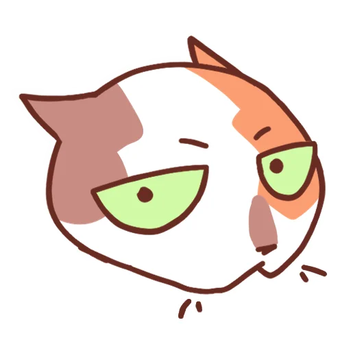 Стикер 22 Cat Motions without text