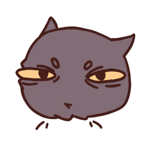 Стикер 36 Cat Motions without text