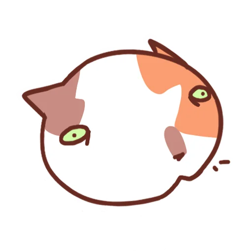 Стикер 25 Cat Motions without text