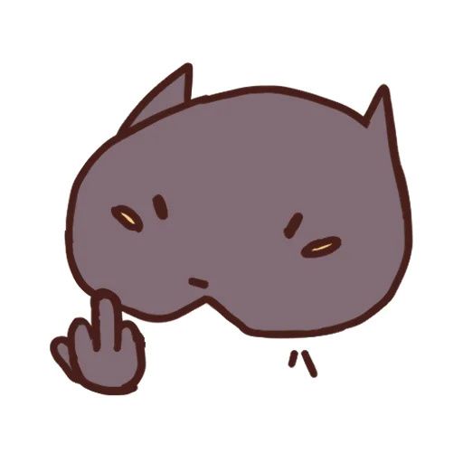 Стикер 59 Cat Motions without text