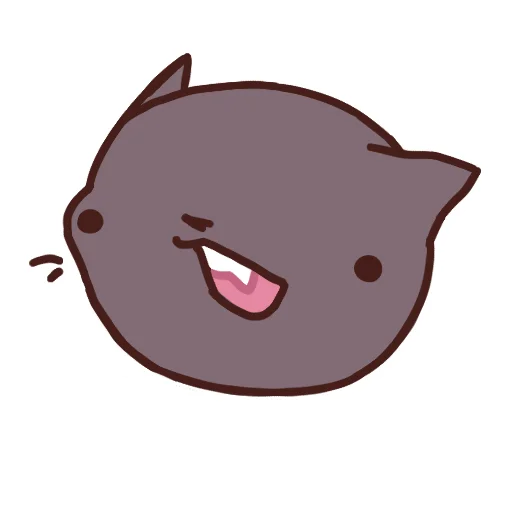 Стикер 48 Cat Motions without text
