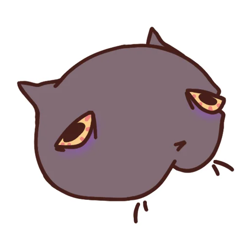 Стикер 56 Cat Motions without text
