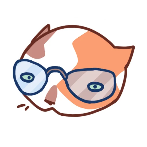 Стикер 17 Cat Motions without text