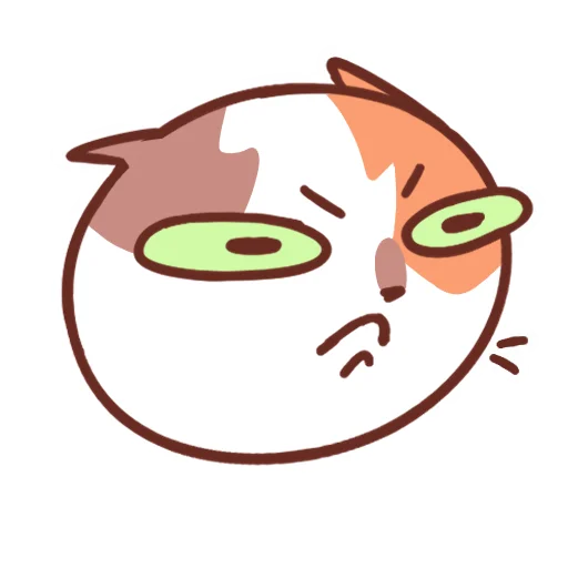 Стикер 18 Cat Motions without text
