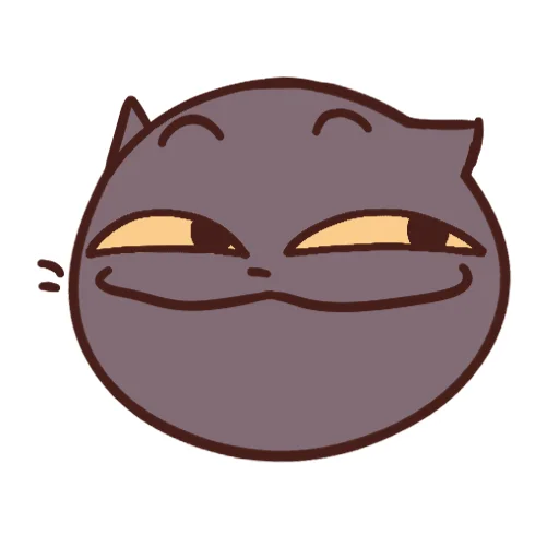 Стикер 51 Cat Motions without text