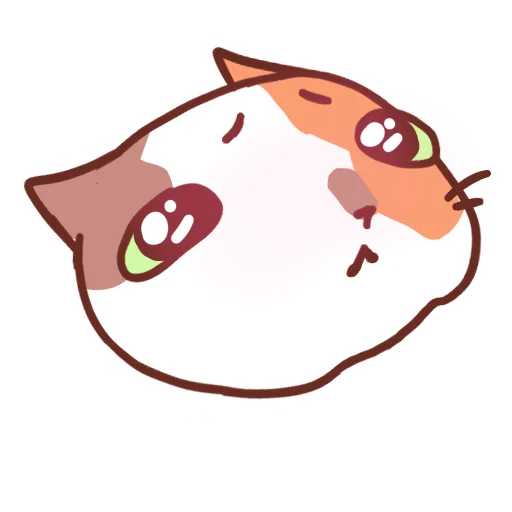 Стикер 7 Cat Motions without text
