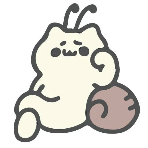 🙂 Стикер «Cat Snail» для Telegram
