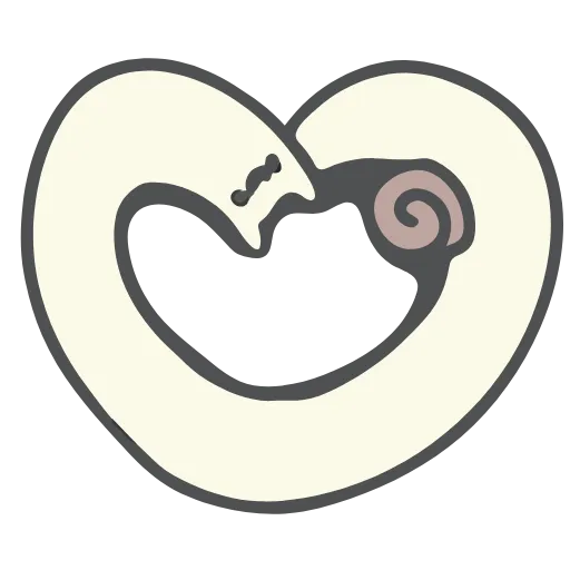 ❤️ Стикер «Cat Snail» для Telegram