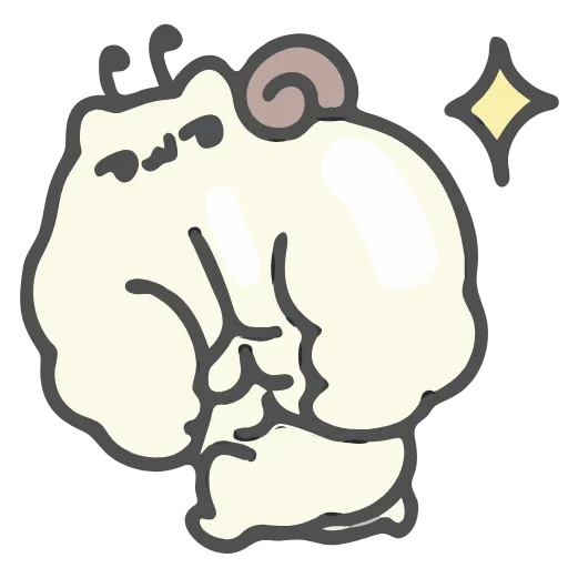 💪 Стикер «Cat Snail» для Telegram