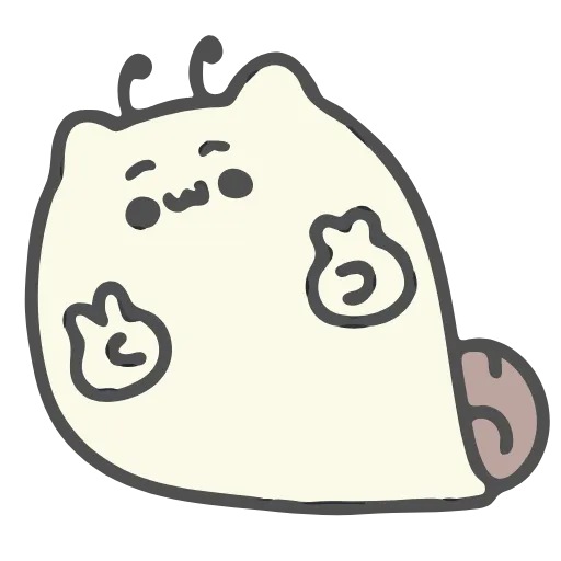 ✌️ Стикер «Cat Snail» для Telegram