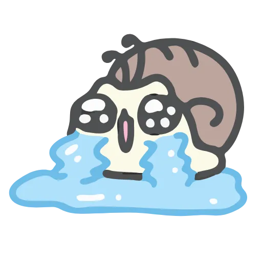 😭 Стикер «Cat Snail» для Telegram