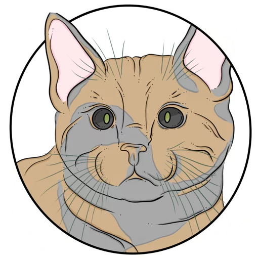😅 Стикер «Catsы» для Telegram